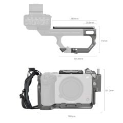 SmallRig 4771 Sony FX3 / FX3A / FX30  için  HawkLock Hızlı Çıkarma Gelişmiş Kafes Kiti