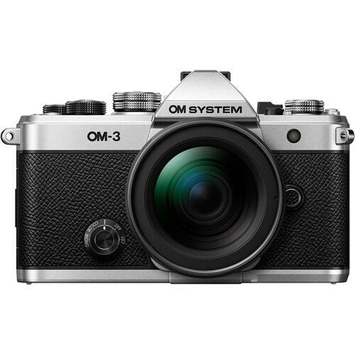 OLYMPUS OM SYSTEM OM-3 BODY SILVER + 12-45mm F4 PRO Kıt V210051SW000