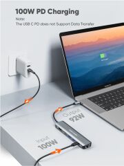 CableCreation USB C 7'si 1 Arada Çok Portlu Hub Adaptörü