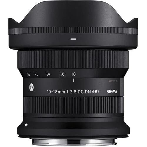 Sigma 10-18mm F/2.8 DC DN Contemporary Lens (Canon RF) (Sigma Türkiye Distribütörü Garantili)
