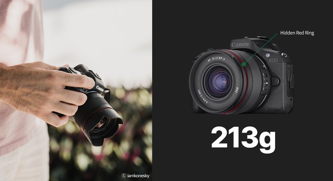 Canon RF-S Uyumlu Samyang 12mm f/2 Lens – Hafif, Şık ve Güçlü