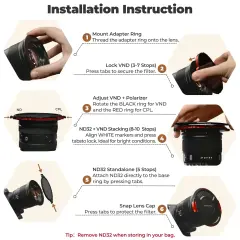 Freewell Real Locking VND/CPL Mega Kit 82mm