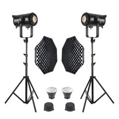 GDX EXC-220C-II 2'li Full Set (Gridli 95cm Octagon + 260 cm Kalın Işık Ayağı)