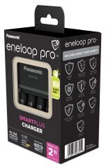 Panasonic Eneloop BQ CC55 Şarj Edilebilir 2500mAh Pil NiMH AA (4'lü + Şarj Aleti ile)
