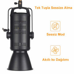 GDX EXC-220C-II Bi Color Led Video Işığı