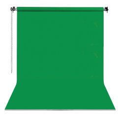 GDX Sabit Kumaş Yeşil Fon Perde 2.70x5.80 Metre - Tavan ve Duvar İçin