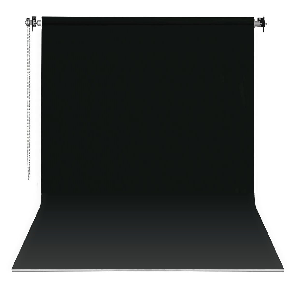 GDX Sabit Kumaş Siyah Fon Perde 2.70x5.80 Metre - Tavan ve Duvar İçin