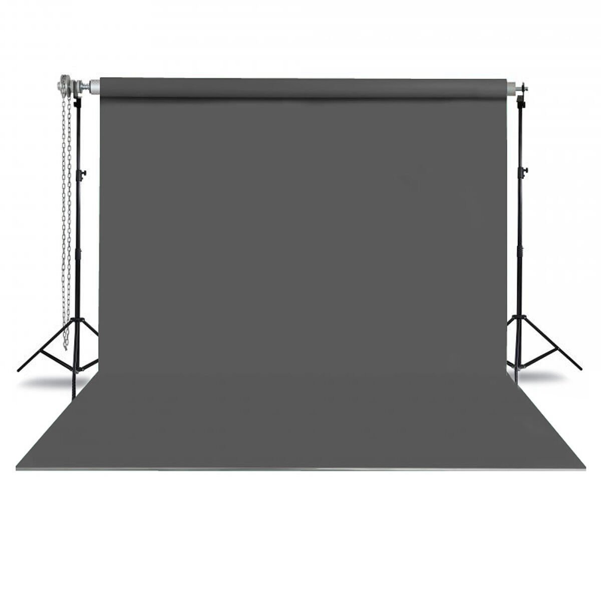 GDX Seyyar Gri Fon Perde (Kumaş) 2.70x5.80 Metre