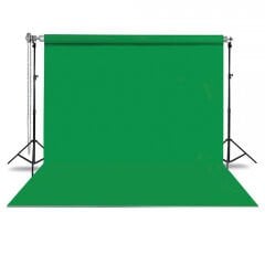 GDX Seyyar Yeşil Fon Perde (Kumaş) 2.70x5.80 Metre