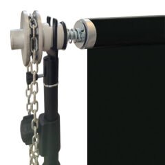 GDX Seyyar Siyah Fon Perde (Kumaş) 2.70x5.80 Metre