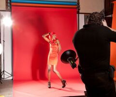 Lastolite 9008 2,72X11m. Paper Red Kağıt Fon