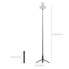 SmallRig 5292 ST30  Selfie Çubuğu  Lite (Siyah)