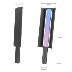 Gdx LP550 RGB Led Şarj Edilebilir Fotoğrafçılık ve Video için Renkli Işık Çubuğu