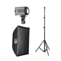 GDX ML60RGB Taşınabilir Video RGB Led Tekli Işık Seti