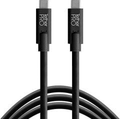 Tether Tools TetherPro USB-C to USB-C 4.6m Bağlantı Kablosu Siyah