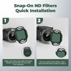 Freewell DJI O4 Air Unit Pro Filters Standard Day 4 Pack