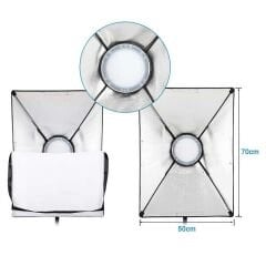 Gdx Pro TLB-500 RGB İkili Set - Fotoğraf & Video Çekim Işığı (Dimmerli)