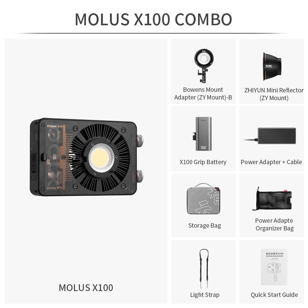 ZHIYUN MOLUS X100 COMBO