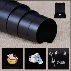 GDX Stüdyo Fon Perde, PVC Arka Plan, Silinebilir, Kırışmaz (Black/Siyah) 120x200 Cm