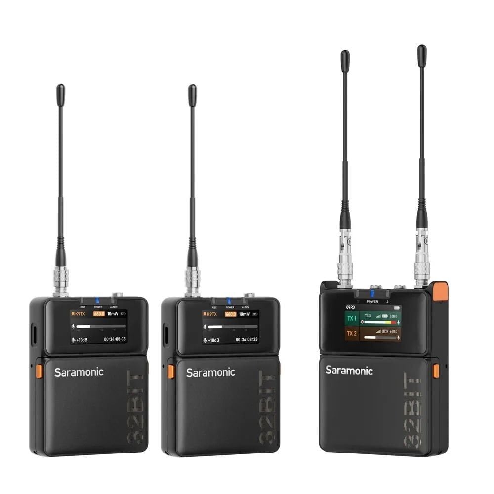 SARAMONIC K9 DIGITAL DUO UHF KABLOSUZ MİKROFON