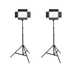 GDX CF-150C BiColor Mobil 2'li Sürekli Video Panel Led Işık Seti