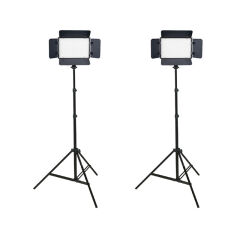 GDX CF-150C BiColor Mobil 2'li Sürekli Video Panel Led Işık Seti