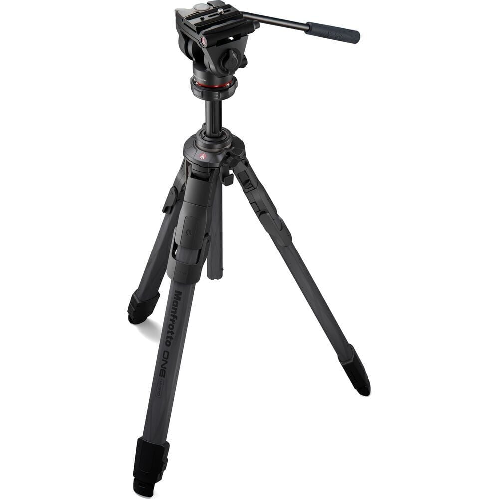 Manfrotto MKONEC-500X One Karbon Tripod ve  500X Akışkan (Fluid) Video Başlık