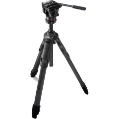 Manfrotto MKONEC-500X One Karbon Tripod ve  500X Akışkan (Fluid) Video Başlık