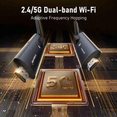 LEMORELE R1030 HDMI Kiti 1TX & 1RX Ultra Uzun İletim Kablosuz