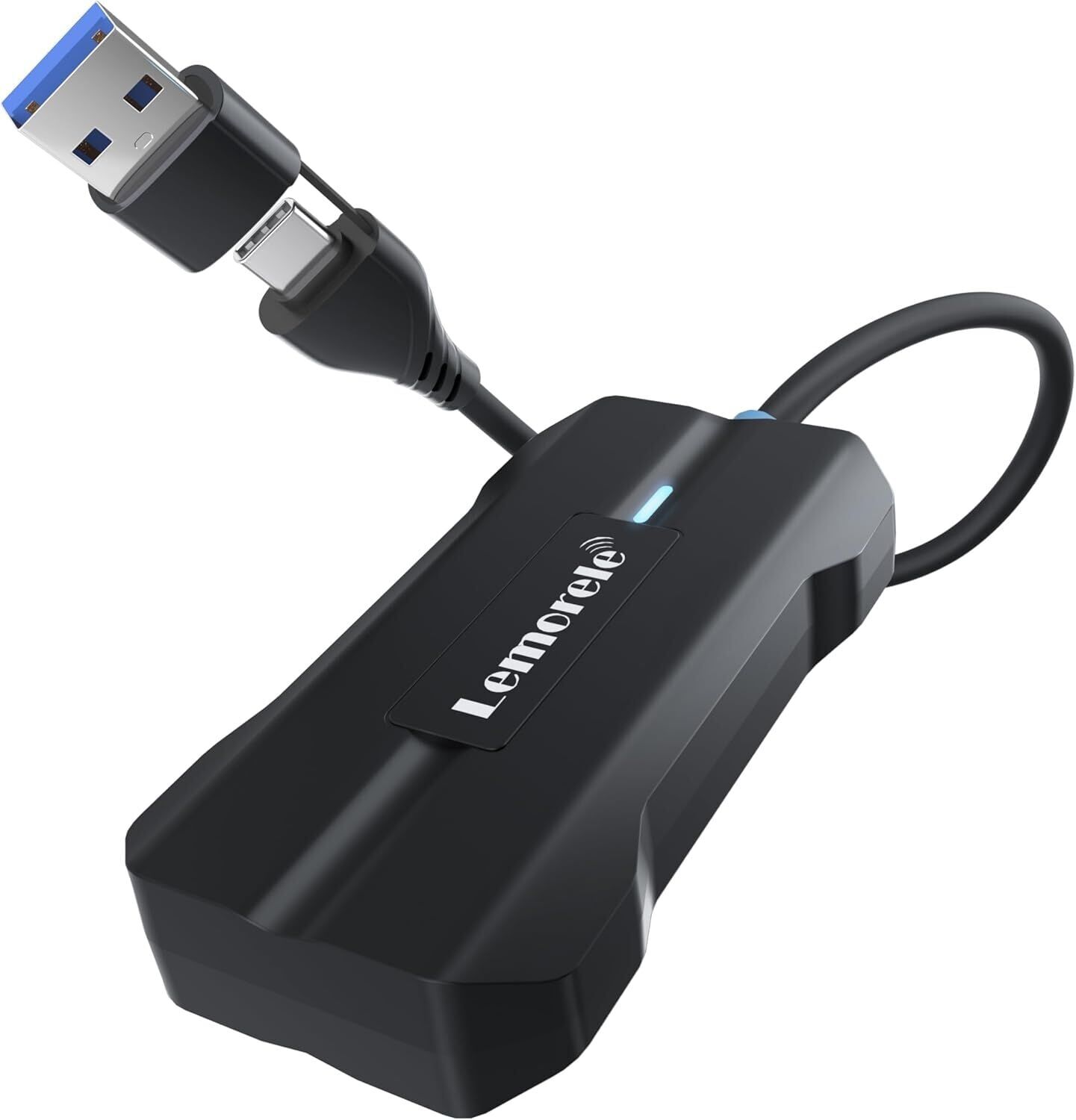 LEMORELE P80 Kablosuz CarPlay  5,8 GHz Android Auto Kablosuz Adaptör