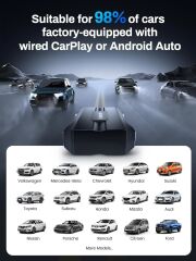 LEMORELE P80 Kablosuz CarPlay  5,8 GHz Android Auto Kablosuz Adaptör