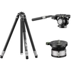 YC Onion Tako 52mm Bowl Head & FH60S Fluid Head Tripod Kit