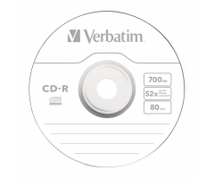 Verbatim CD-R 52X 700MB 10 Pack Wrap Extra
