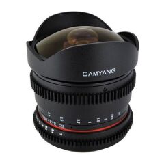 Samyang 8mm T3.8  APS-C Balıkgözü (Fisheye) Cine Lens (Sony A)
