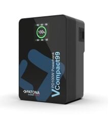 PATONA Platinum 9421 V-Mount Batarya 99Wh 14.8V PD100W Sert Taşıma Çantası Dahil