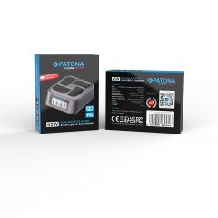 Patona 4178 Platinum USB-C PD QC 4-Port Fast Charger Canon LP-E6 LP-E6N