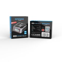 Patona 4179 Platinum USB-C PD QC 4-Port Fast Charger Sony NP-FZ100