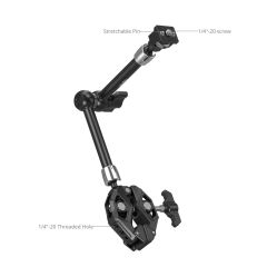 SmallRig 5312 Magic Arm Yengeç Şeklinde Kelepçeli