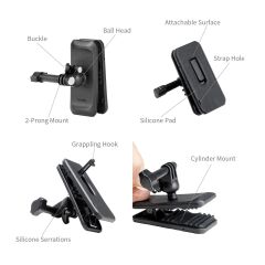 SmallRig 5722 Aksiyon Kameraları için Sırt Çantası Klipsi