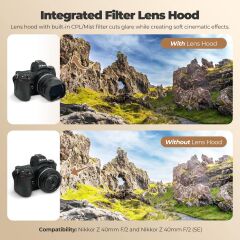 Freewell Nikkor Z 40mm F/2 Real Lens Hood