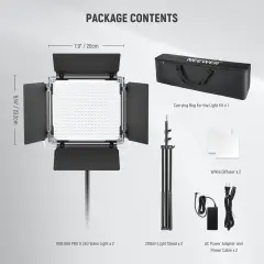 Neewer RGB660 Pro II RGB LED Video Işık Seti (2'li İkili Set)