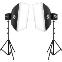 Gdx ML60 Bicolor 60x90 SoftBox Video ve Ürün Çekim İkili Işık Seti