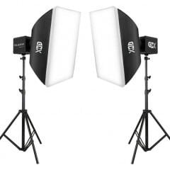Gdx ML60 Bicolor 60x90 SoftBox Video ve Ürün Çekim İkili Işık Seti