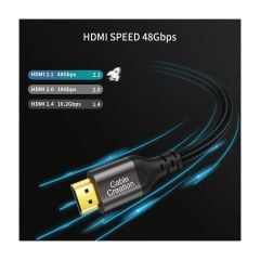 Cablecreation CC1077 HDMI - HDMI Kablo 3m 8k Ultra-Hd