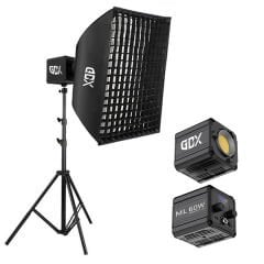 Gdx ML60 Bicolor 60x90 Gridli SoftBox Video ve Ürün Çekim Tekli Işık Seti
