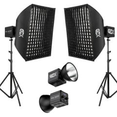 Gdx ML60 Bicolor 60x90 Gridli SoftBox Video ve Ürün Çekim İkili Işık Seti