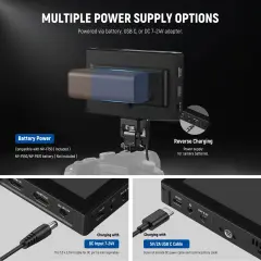 Neewer F500 Pro 5.5'' 2000 Nits 4K HDMI Dokunmatik Kamera Monitörü