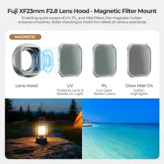 Freewell Fuji X-E5 Lens Hood (XF23mmF2.8) Gri