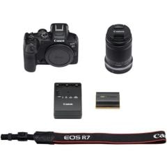 Canon EOS R7 + 18-150mm Lens Aynasız Fotoğraf Makinesi (Canon Eurasia Garantili)