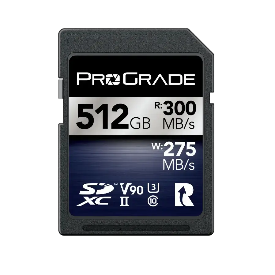 ProGrade Digital 512GB SDXC UHS-II V90 Iridium SD Hafıza Kartı